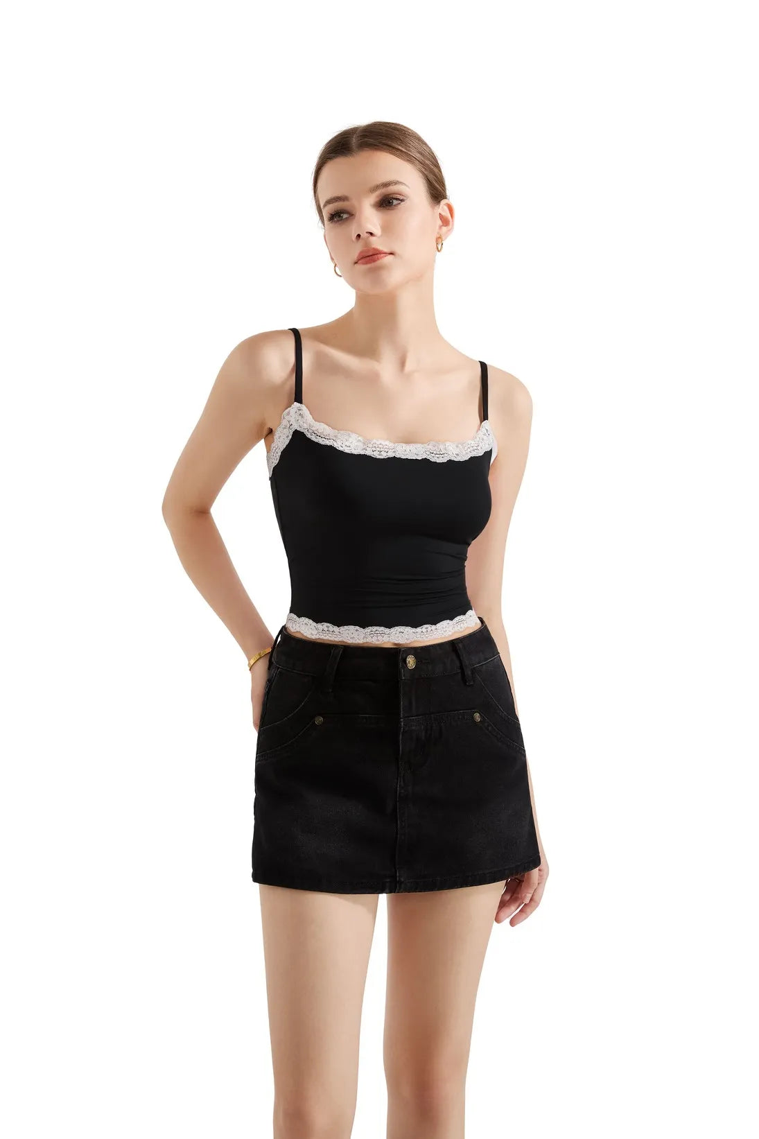 Buttery Soft Cami Lace Tank Top