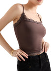 Buttery Soft Cami Lace Tank Top-Clothing-SUUKSESS-SUUKSESS