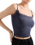 Buttery Soft Cami Lace Tank Top-Clothing-SUUKSESS-SUUKSESS