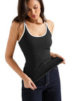 Ribbed U Neck Tank Top-Clothing-SUUKSESS-SUUKSESS