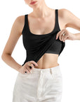 Ribbed U Neck Tank Top-Clothing-SUUKSESS-SUUKSESS