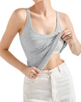 Ribbed U Neck Tank Top-Clothing-SUUKSESS-SUUKSESS