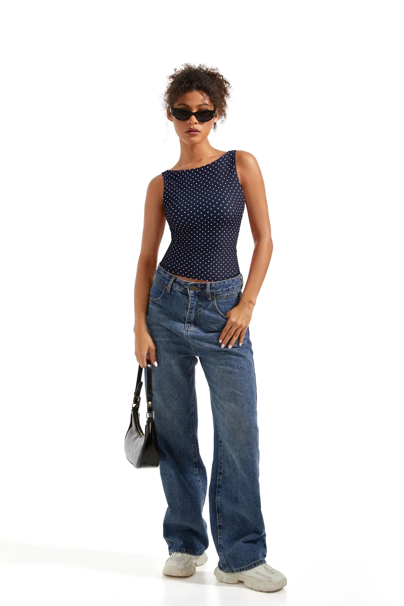 Buttery Soft Backless Boat Neck Tank Top