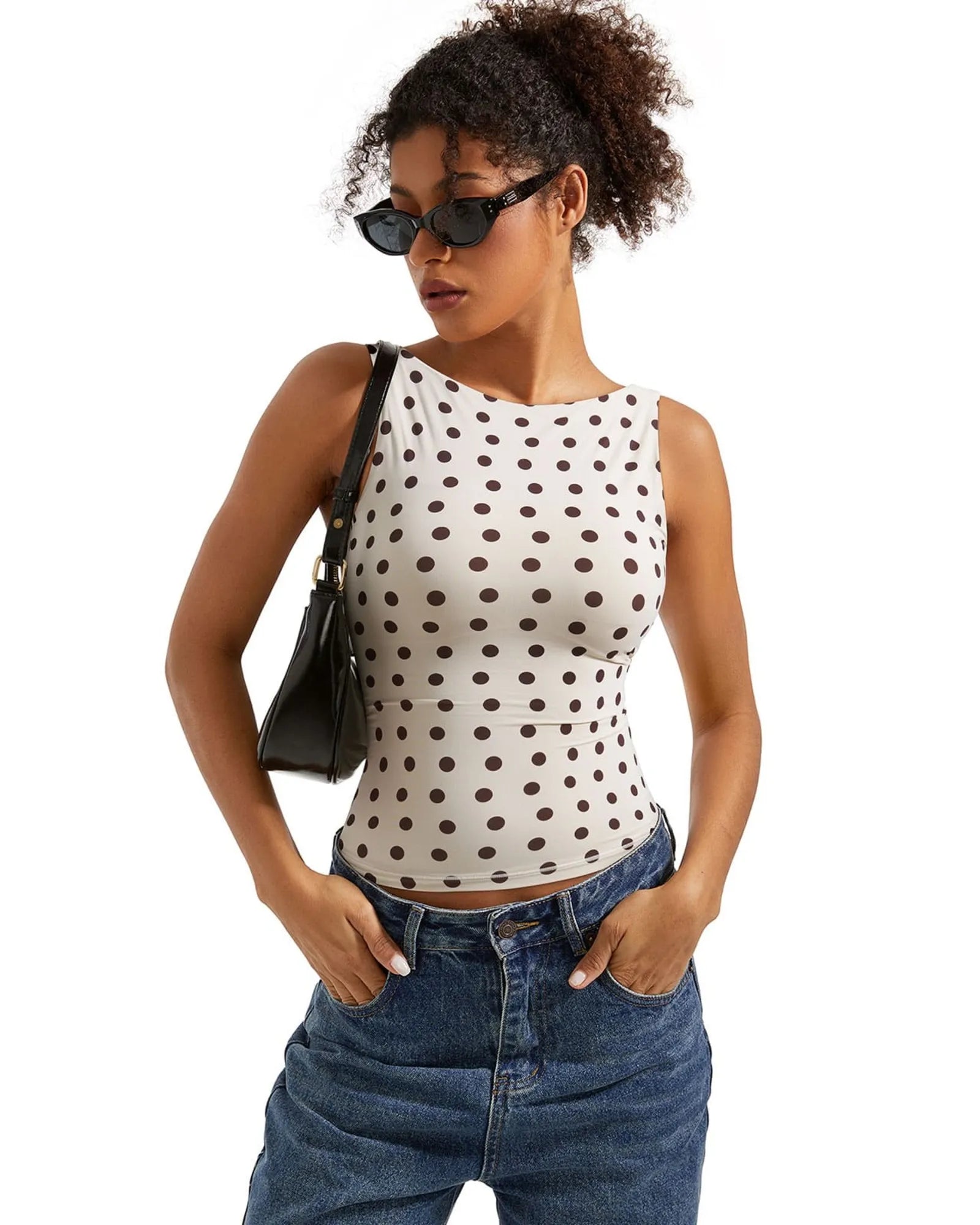 Buttery Soft Backless Boat Neck Tank Top