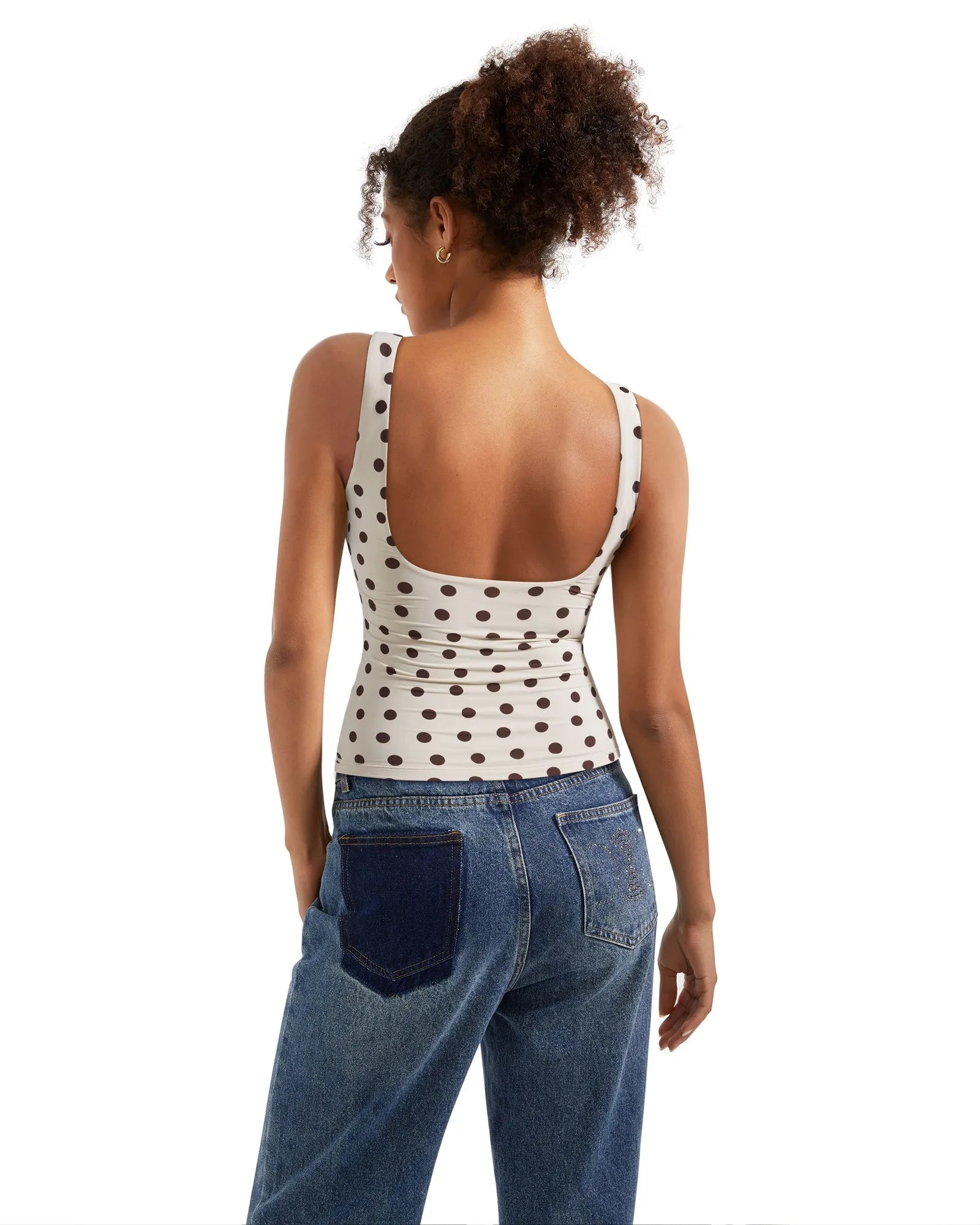 Buttery Soft Backless Boat Neck Tank Top