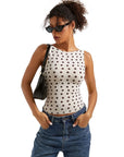 Buttery Soft Backless Boat Neck Tank Top