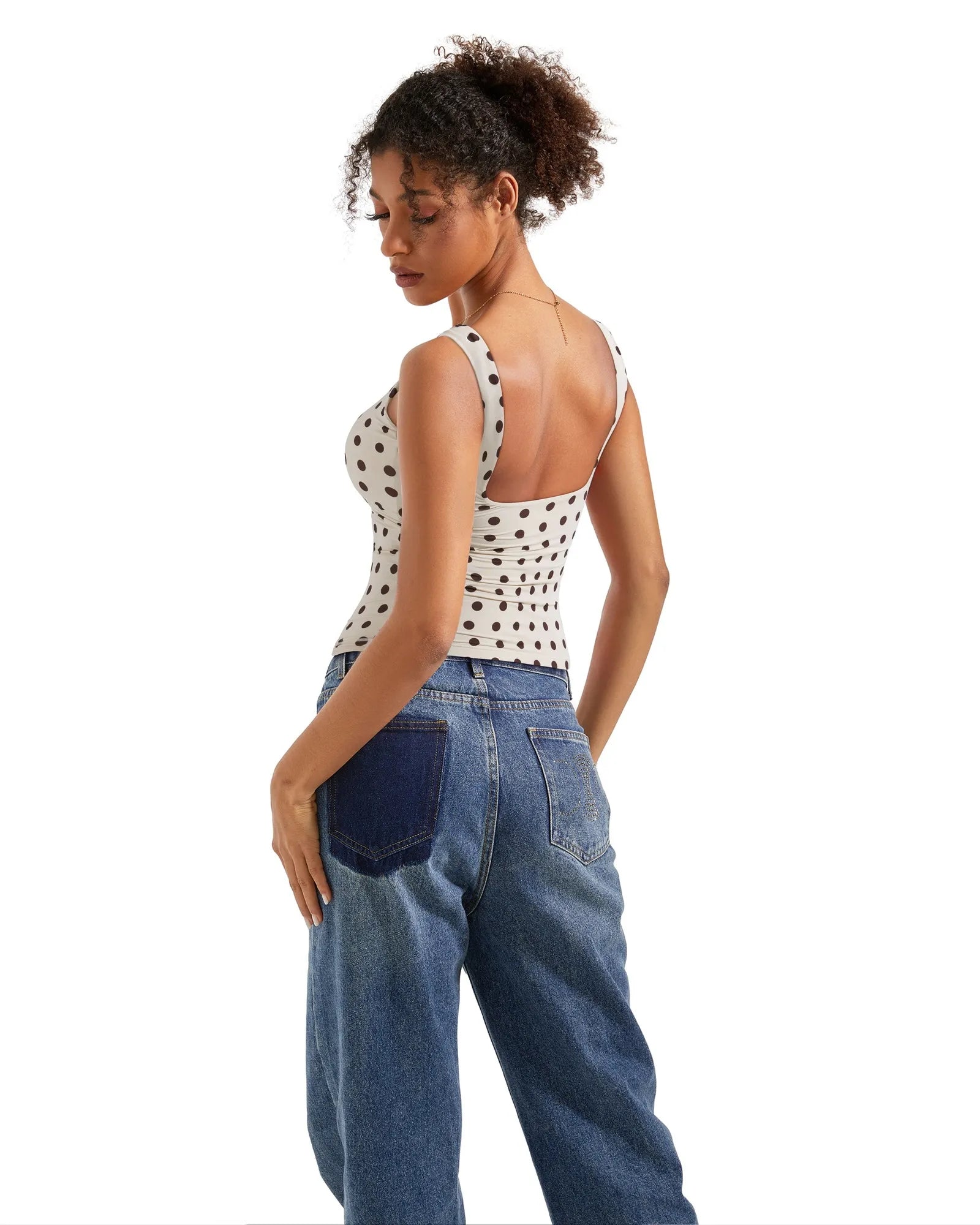 Buttery Soft Backless Boat Neck Tank Top