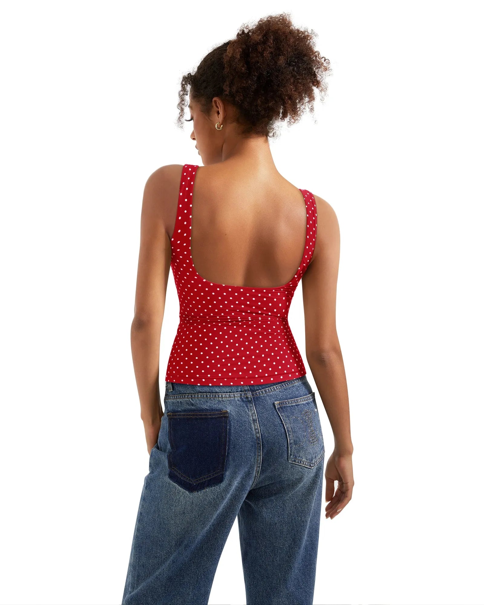 Buttery Soft Backless Boat Neck Tank Top