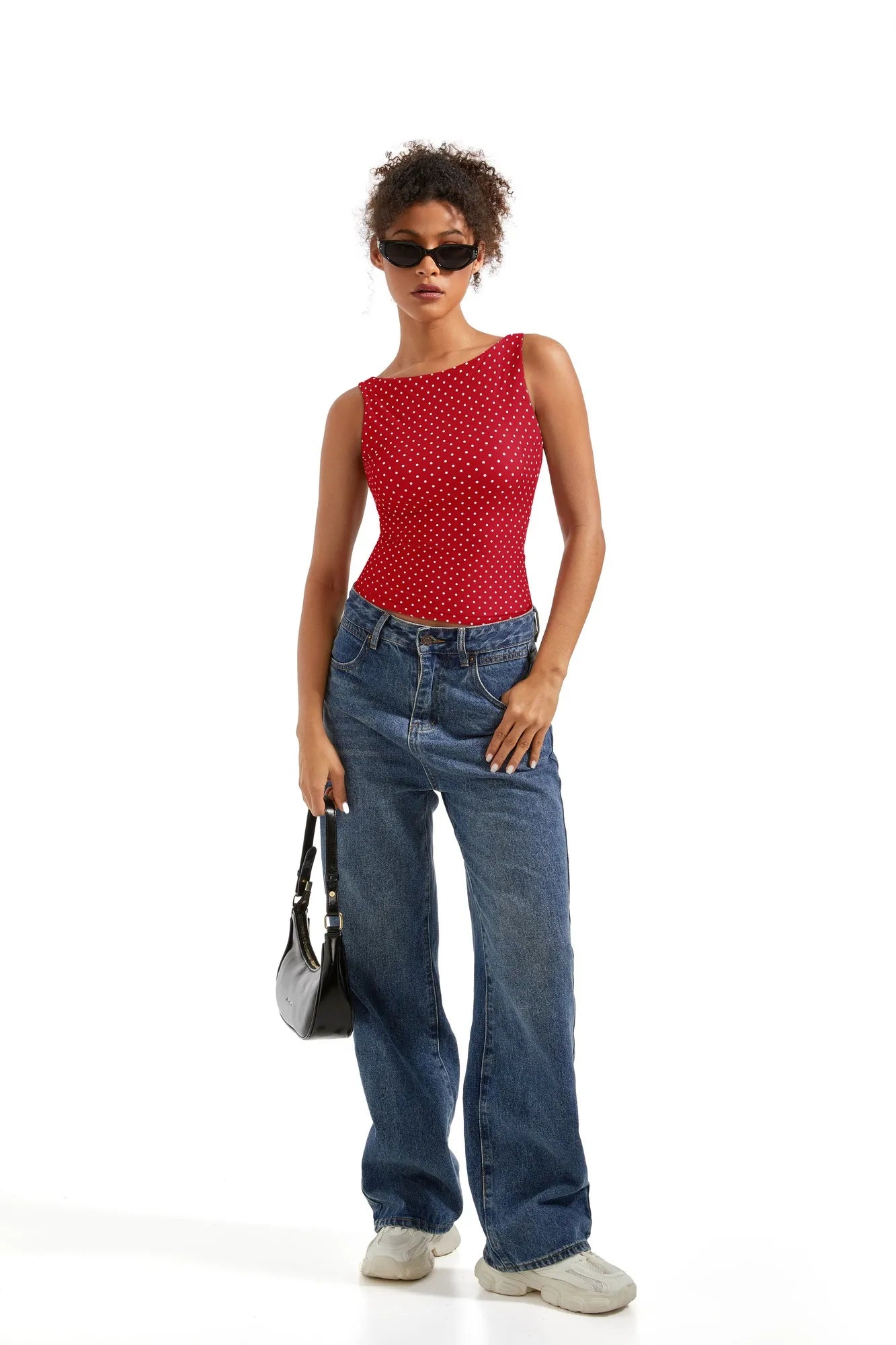 Buttery Soft Backless Boat Neck Tank Top
