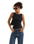 Buttery Soft Backless Boat Neck Tank Top