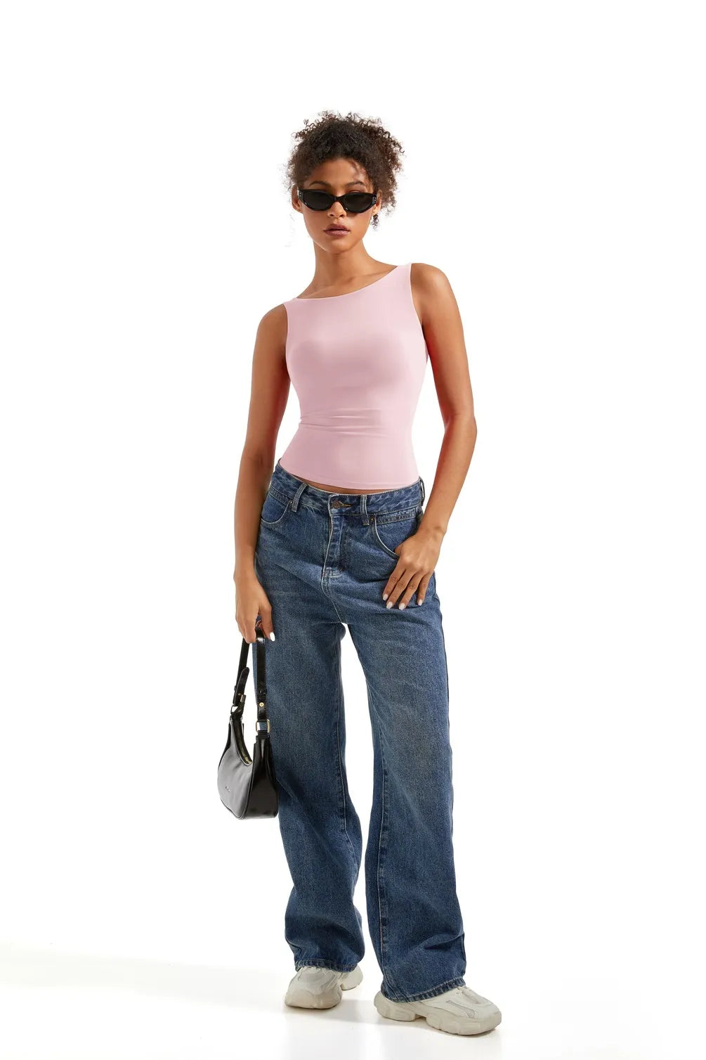 Buttery Soft Boat Neck Tank Top