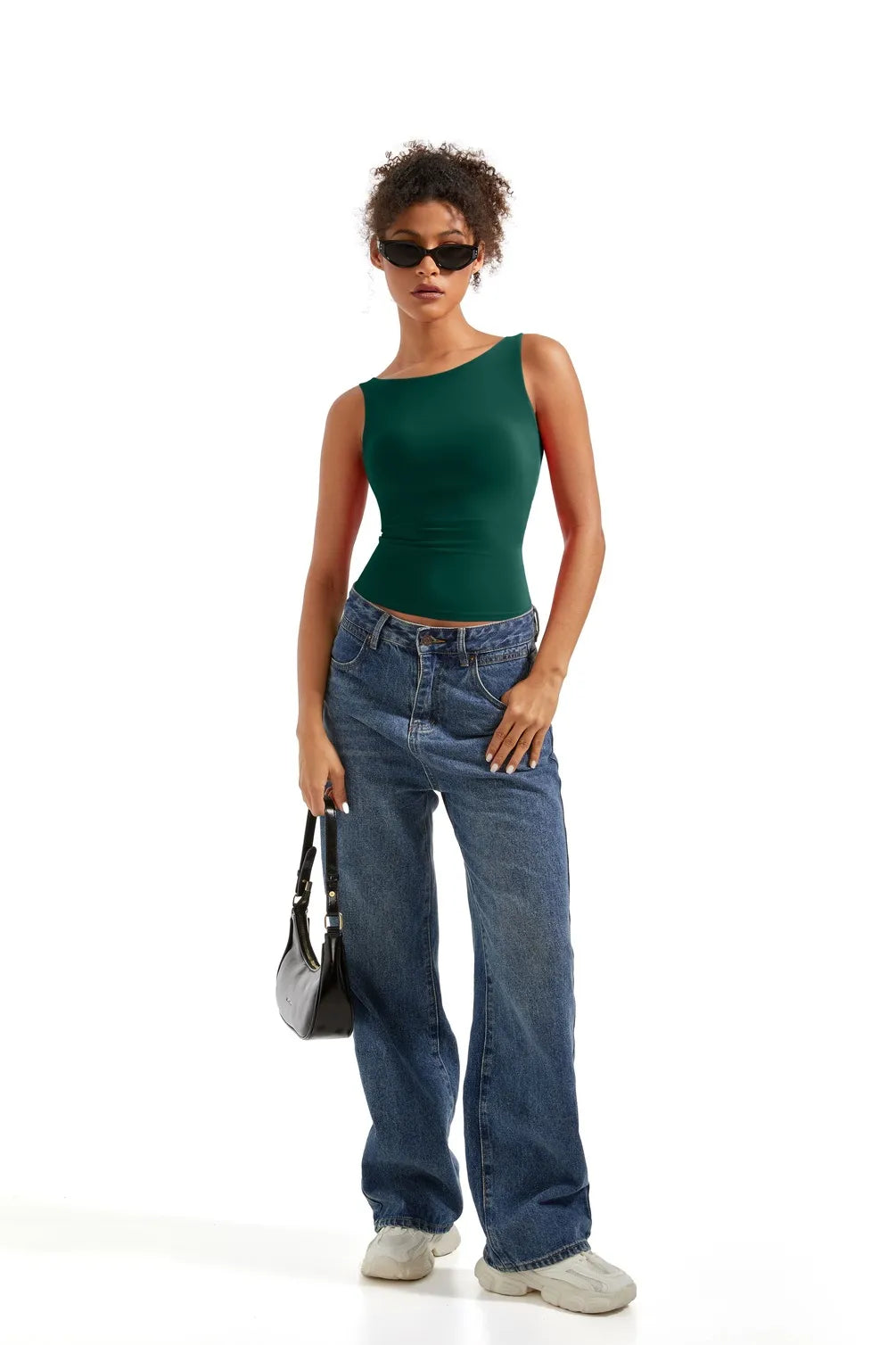Buttery Soft Boat Neck Tank Top