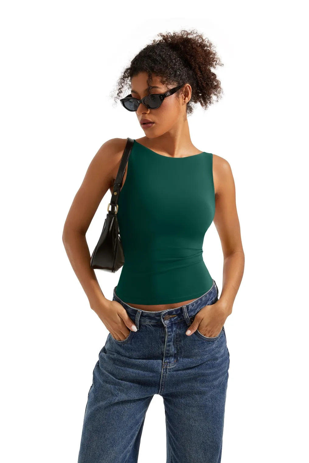 Buttery Soft Boat Neck Tank Top