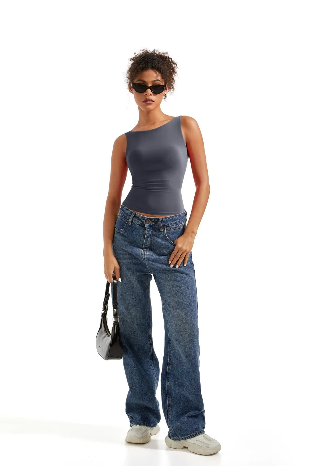 Buttery Soft Boat Neck Tank Top