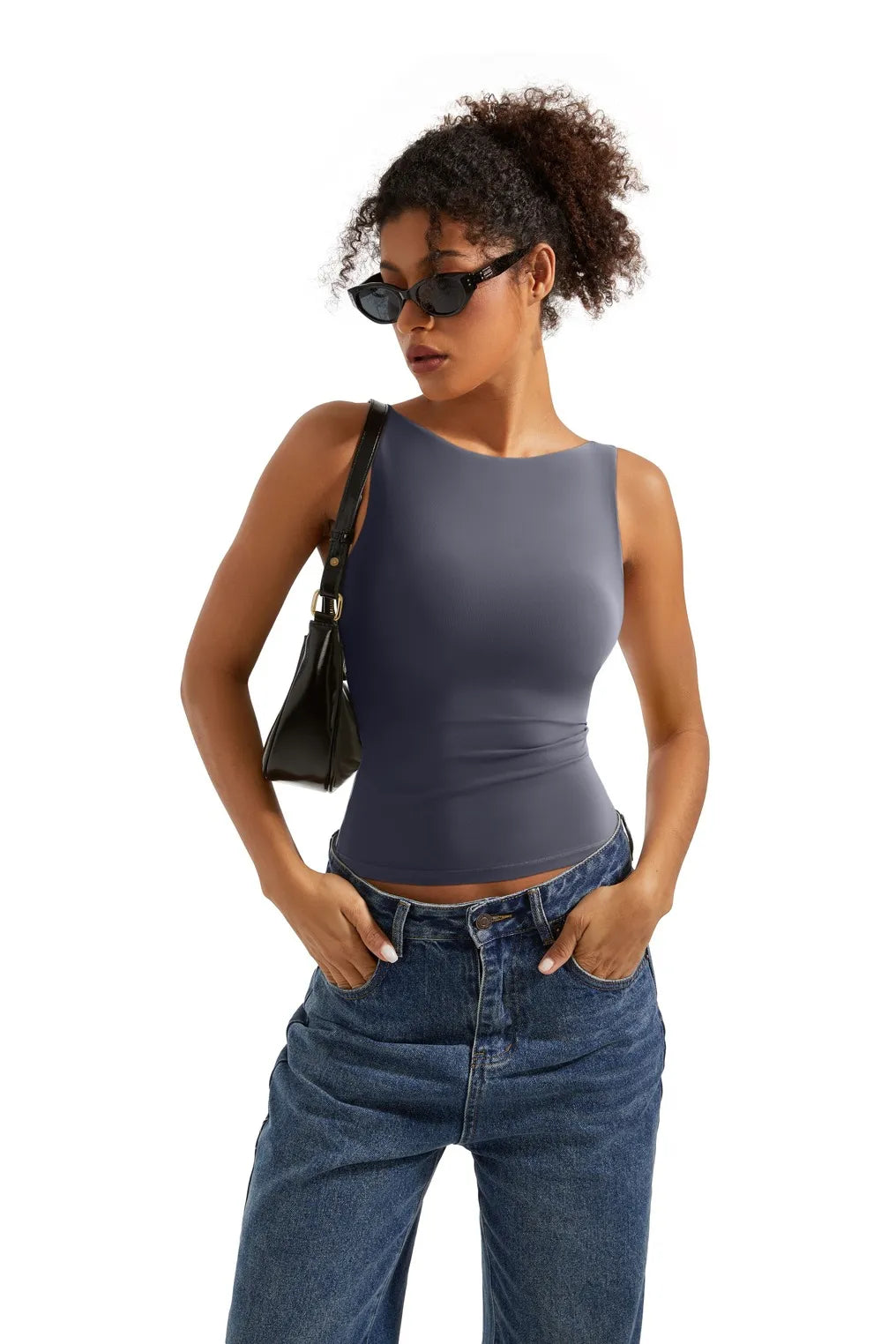 Buttery Soft Boat Neck Tank Top