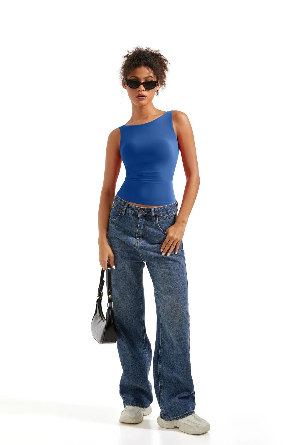 Buttery Soft Boat Neck Tank Top