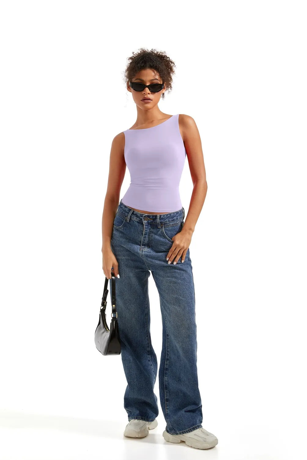 Buttery Soft Boat Neck Tank Top