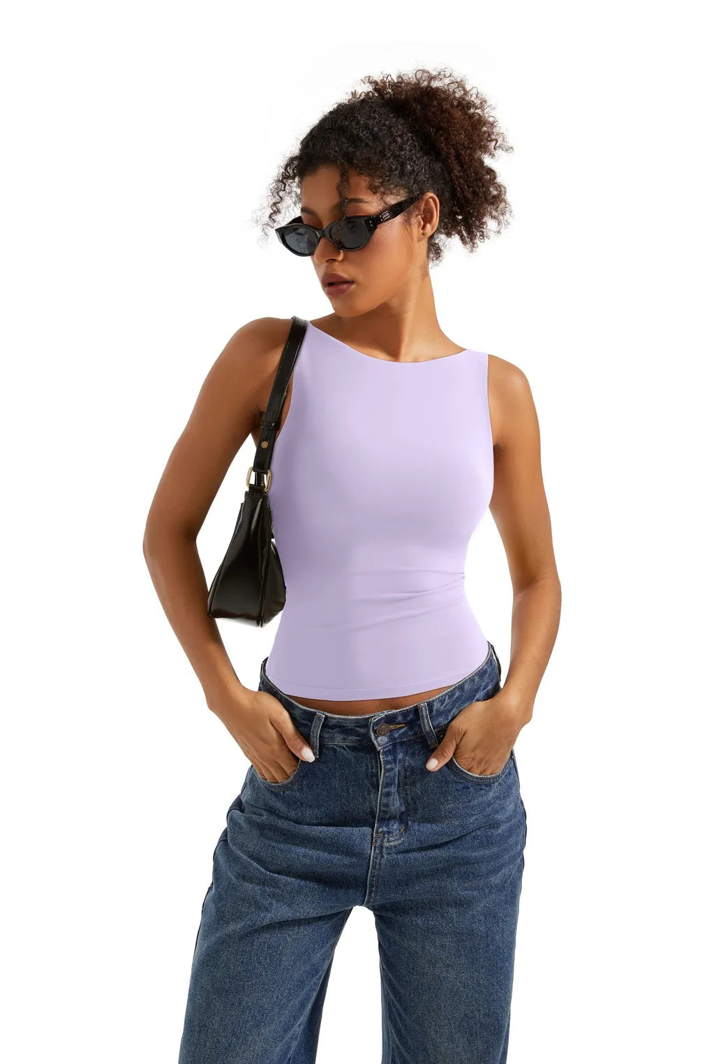 Buttery Soft Boat Neck Tank Top