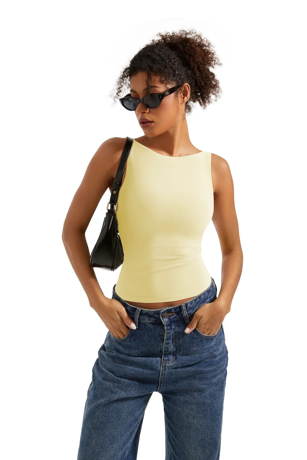 Buttery Soft Boat Neck Tank Top