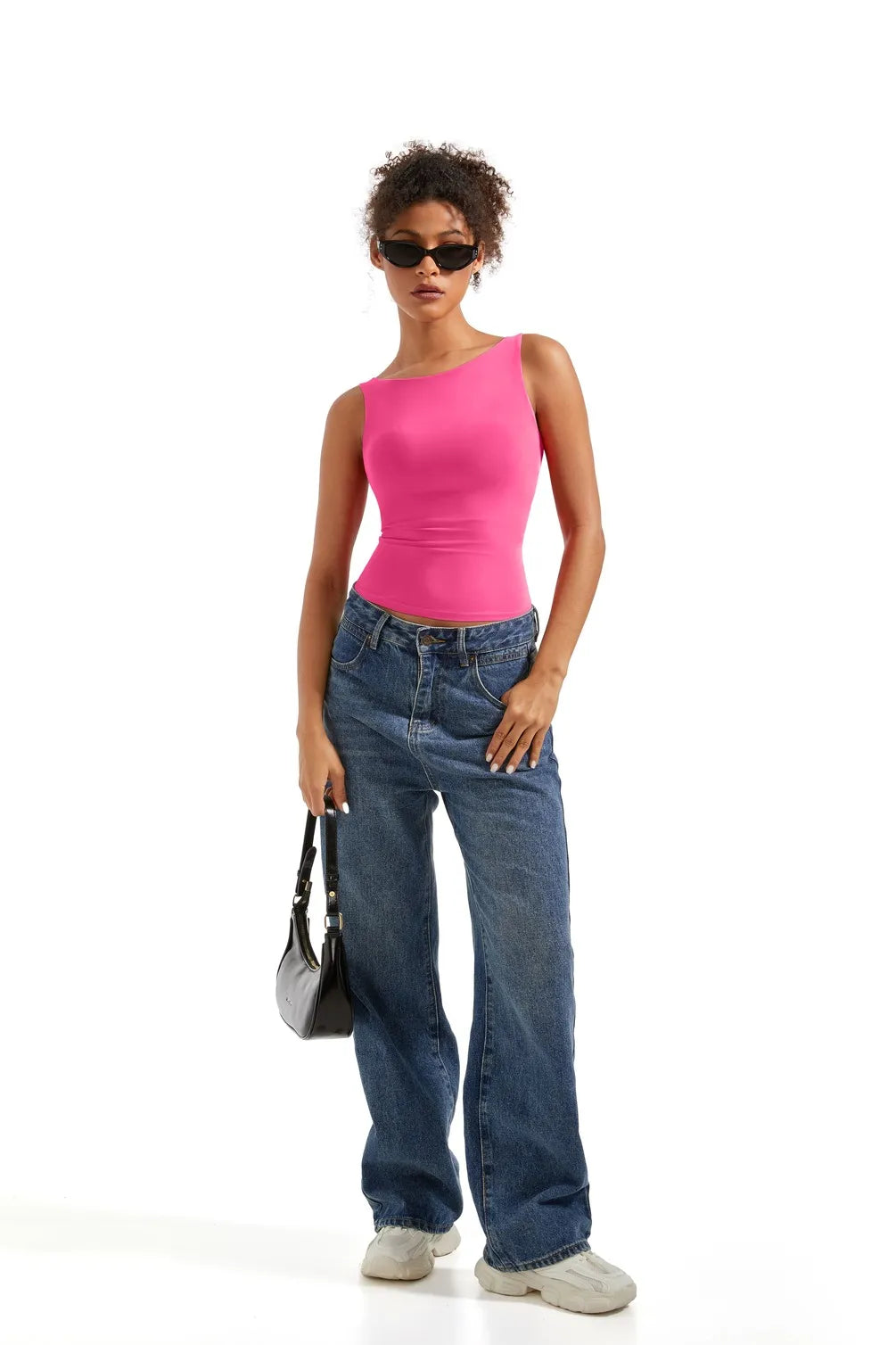 Buttery Soft Boat Neck Tank Top