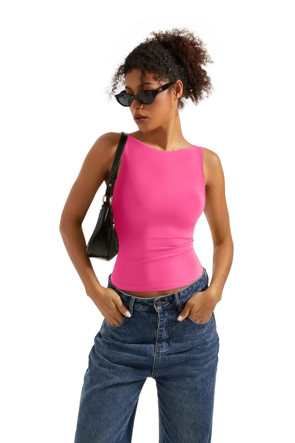 Buttery Soft Boat Neck Tank Top