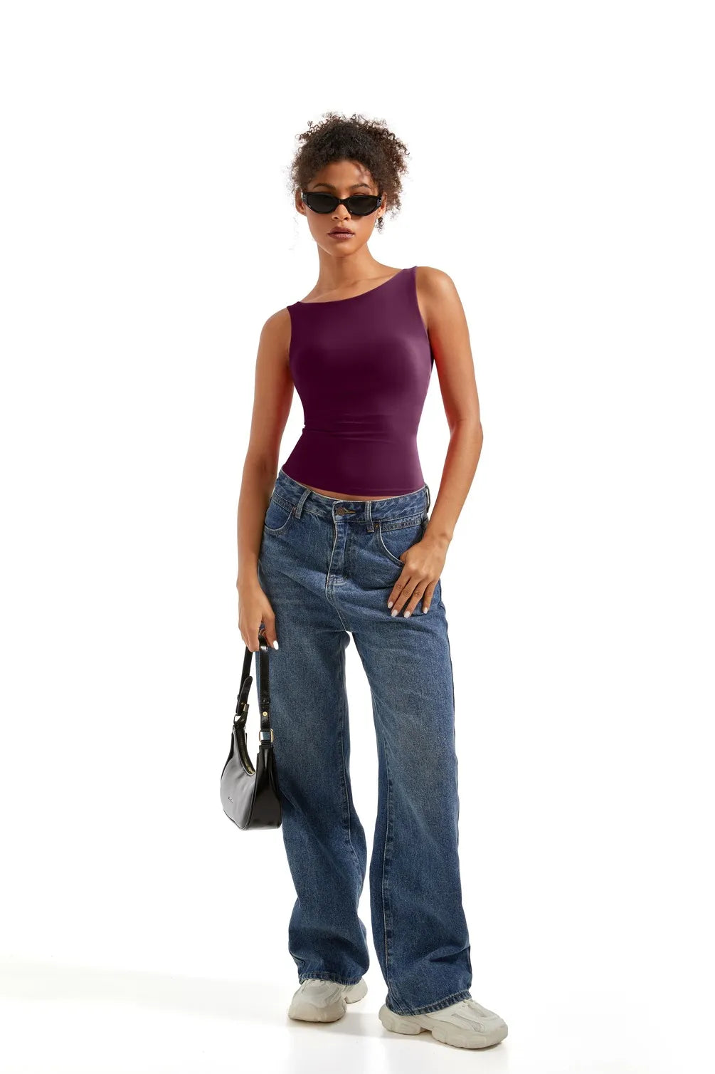 Buttery Soft Boat Neck Tank Top