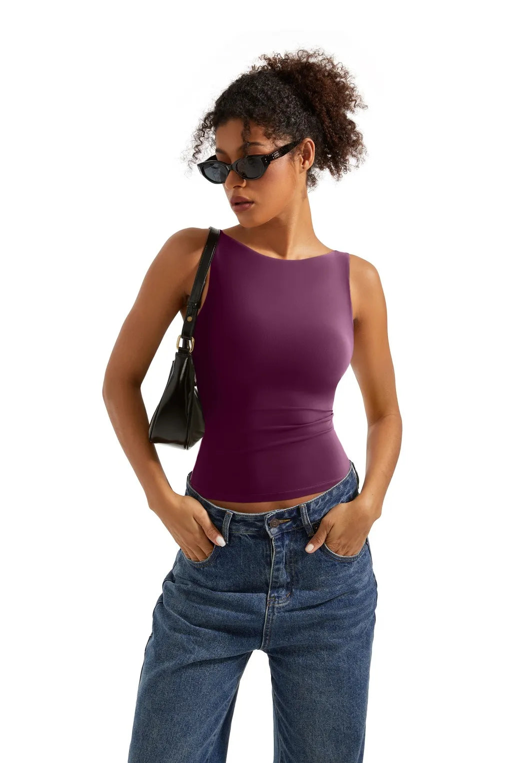 Buttery Soft Boat Neck Tank Top