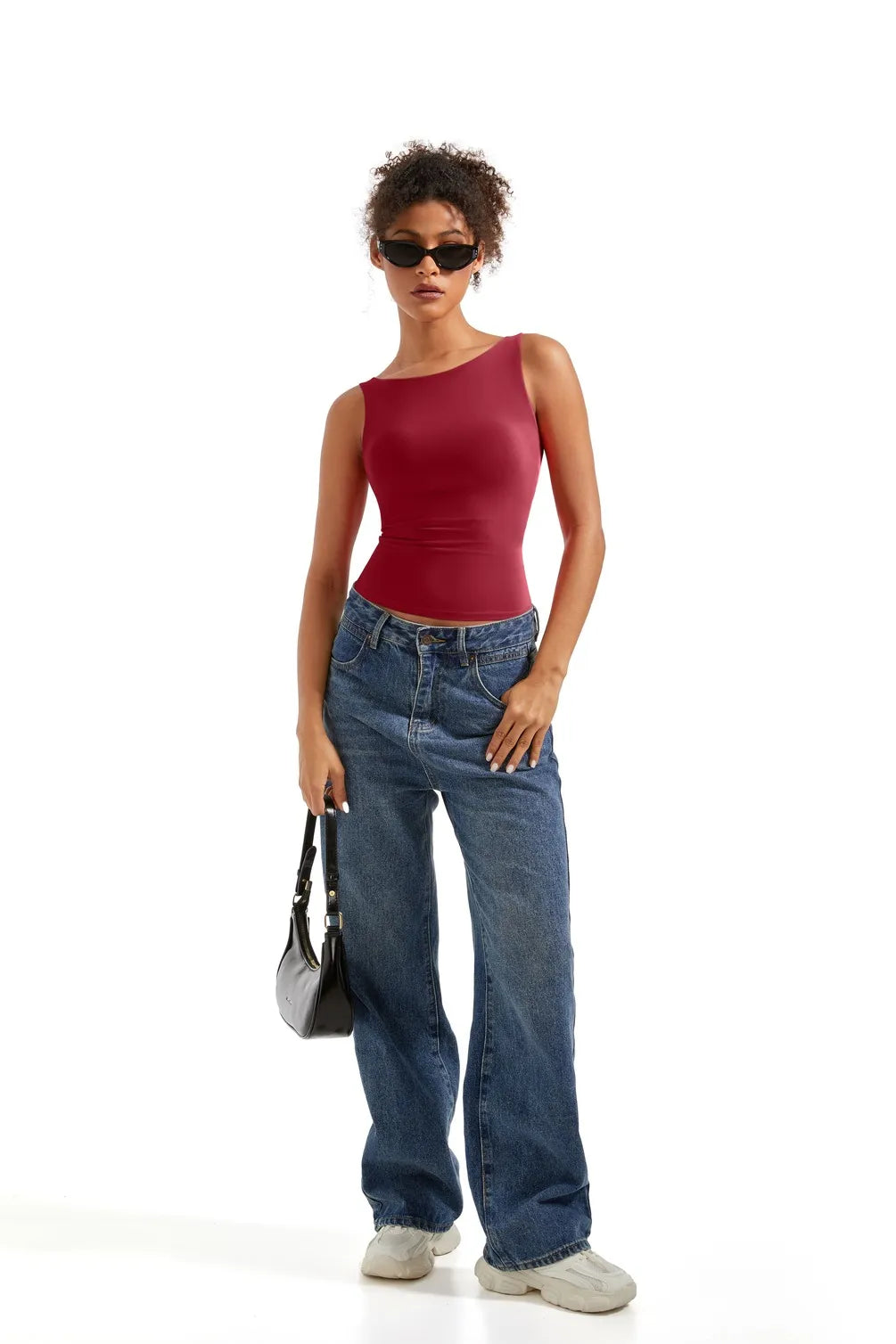 Buttery Soft Boat Neck Tank Top