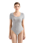 Cotton Ribbed Scoop Neck Shirt