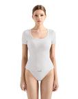Cotton Ribbed Scoop Neck Shirt