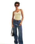 Lace Cami V Neck Tank Top