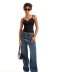 Lace Cami V Neck Tank Top