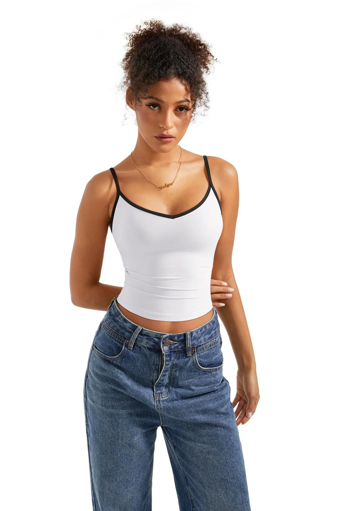 Cami V Neck Tank Top