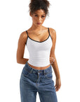 Cami V Neck Tank Top