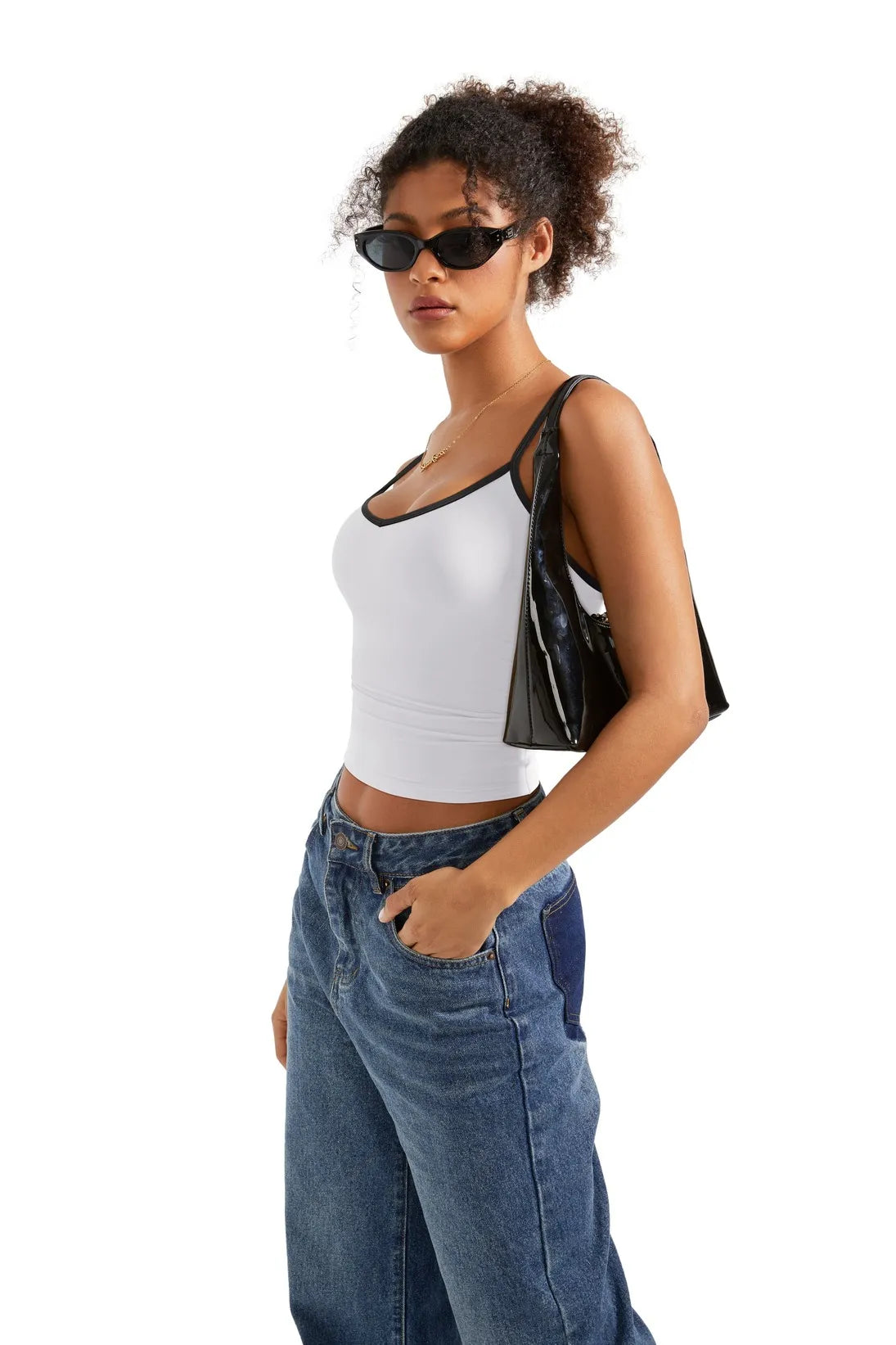 Cami V Neck Tank Top
