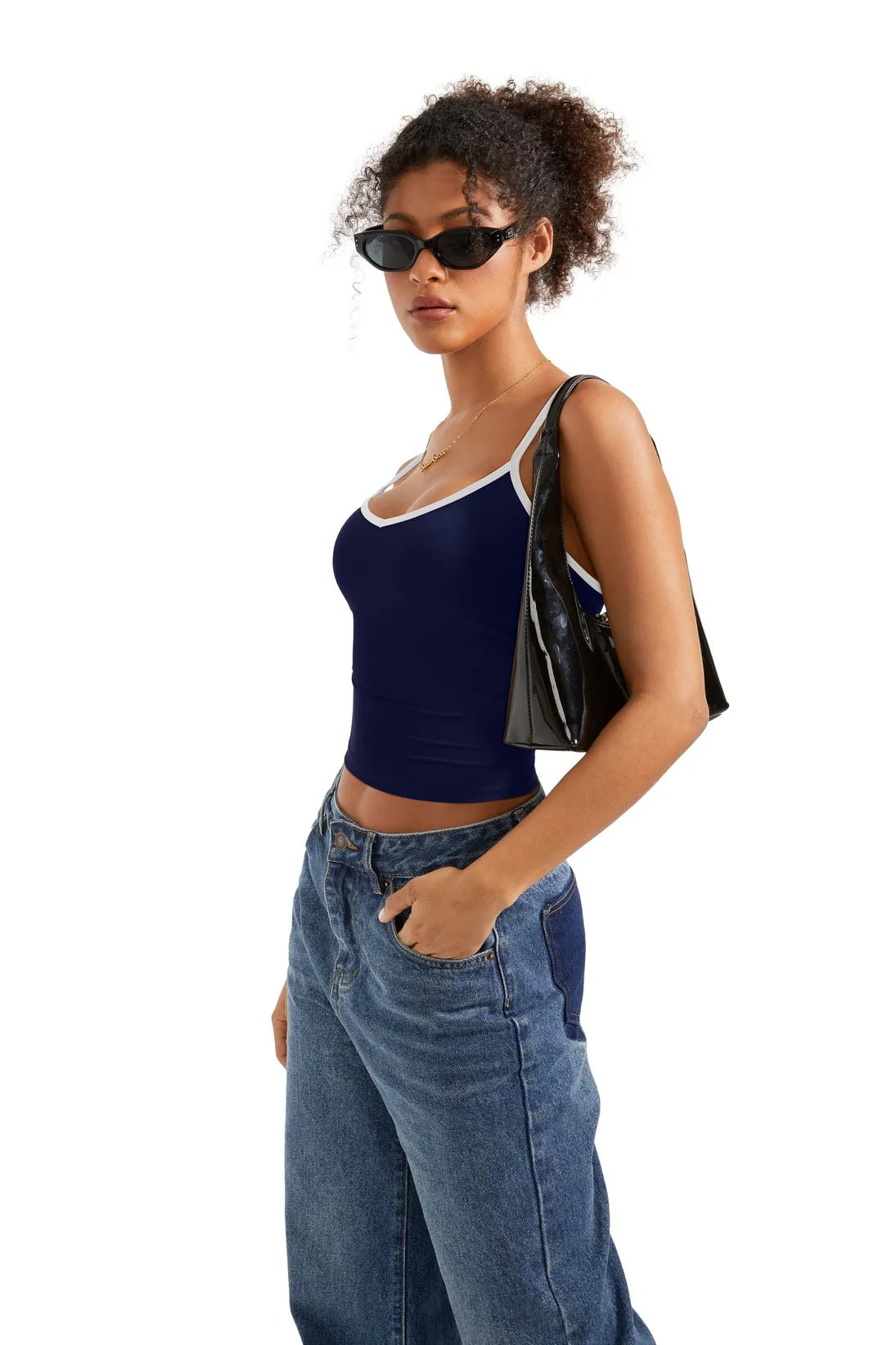 Cami V Neck Tank Top