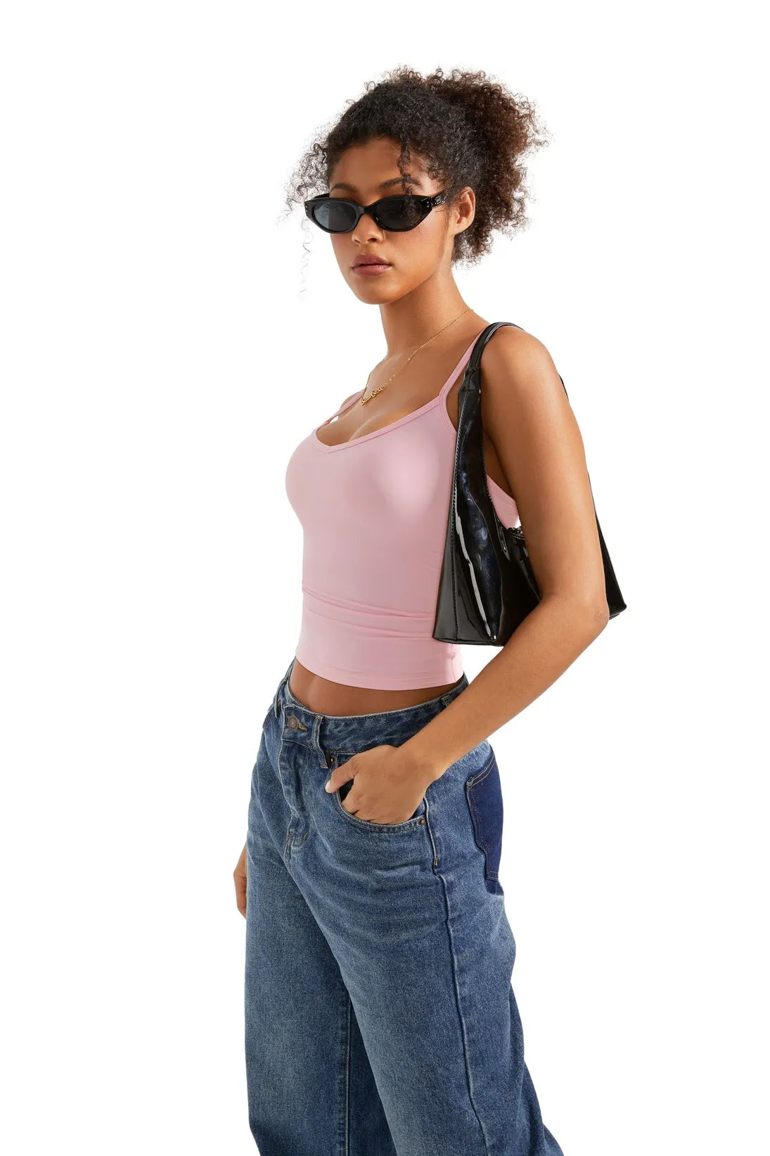 Cami V Neck Tank Top