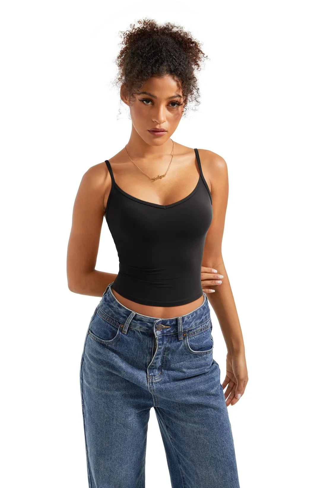 Cami V Neck Tank Top