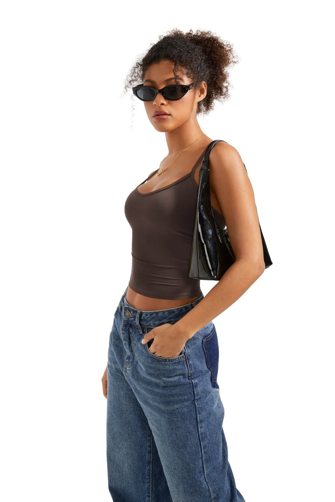 Cami V Neck Tank Top