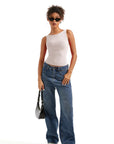 Buttery Soft Backless Boat Neck Tank Top
