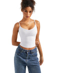 Cami V Neck Tank Top