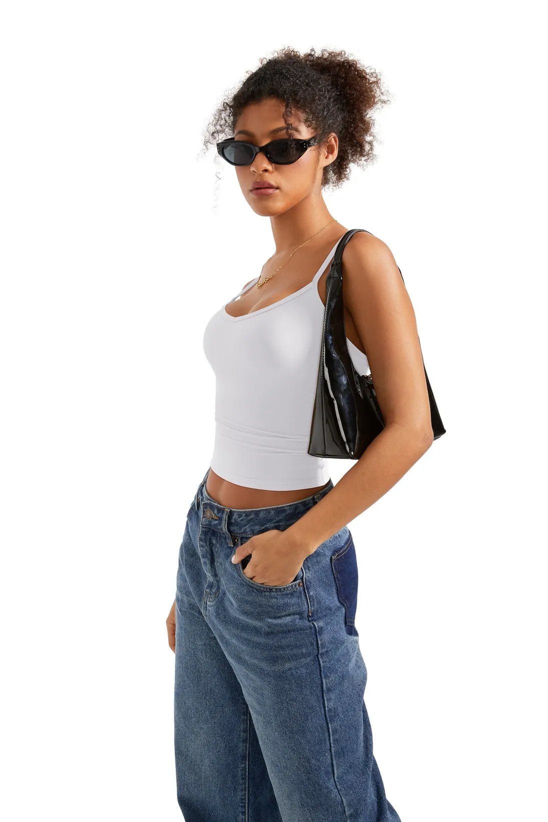 Cami V Neck Tank Top