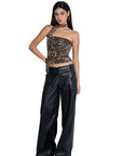 Mesh Ruched Tube Top & Scarf