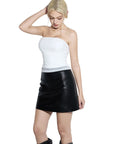 Mesh Ruched Tube Top & Scarf