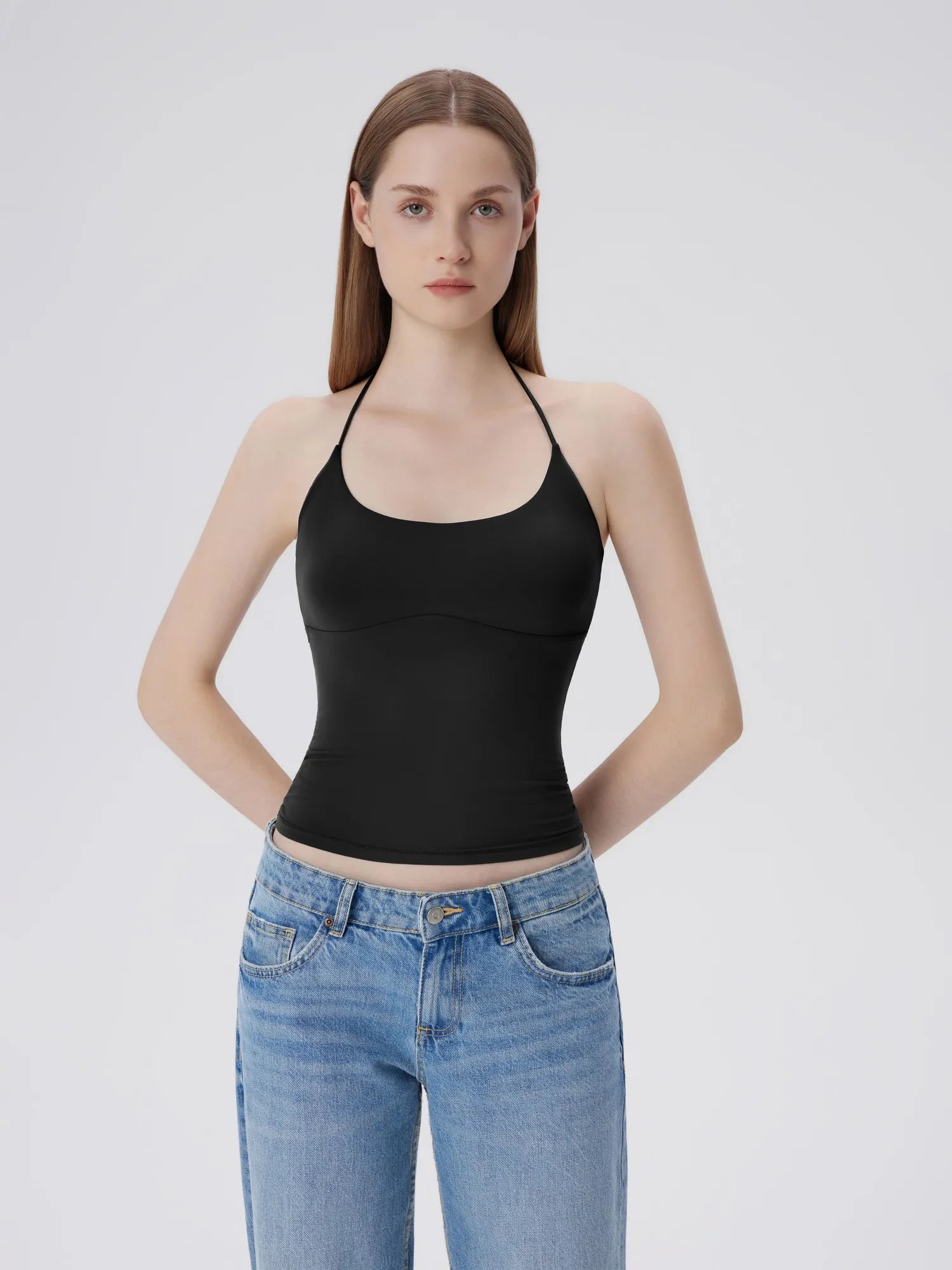Lined Open Back Y2K Camisole Tank Tops-SUUKSESS-SUUKSESS