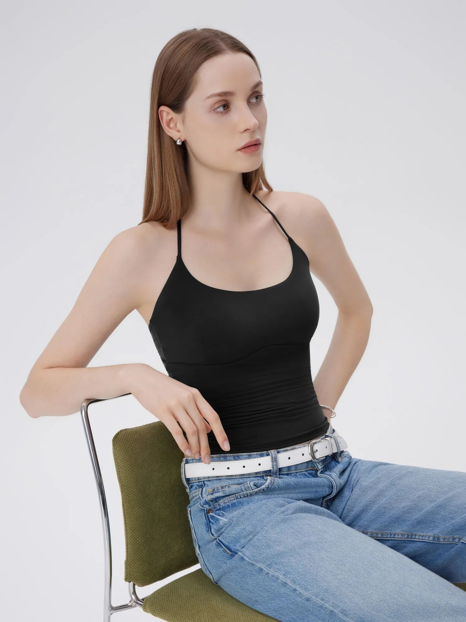 Lined Open Back Y2K Camisole Tank Tops-SUUKSESS-SUUKSESS