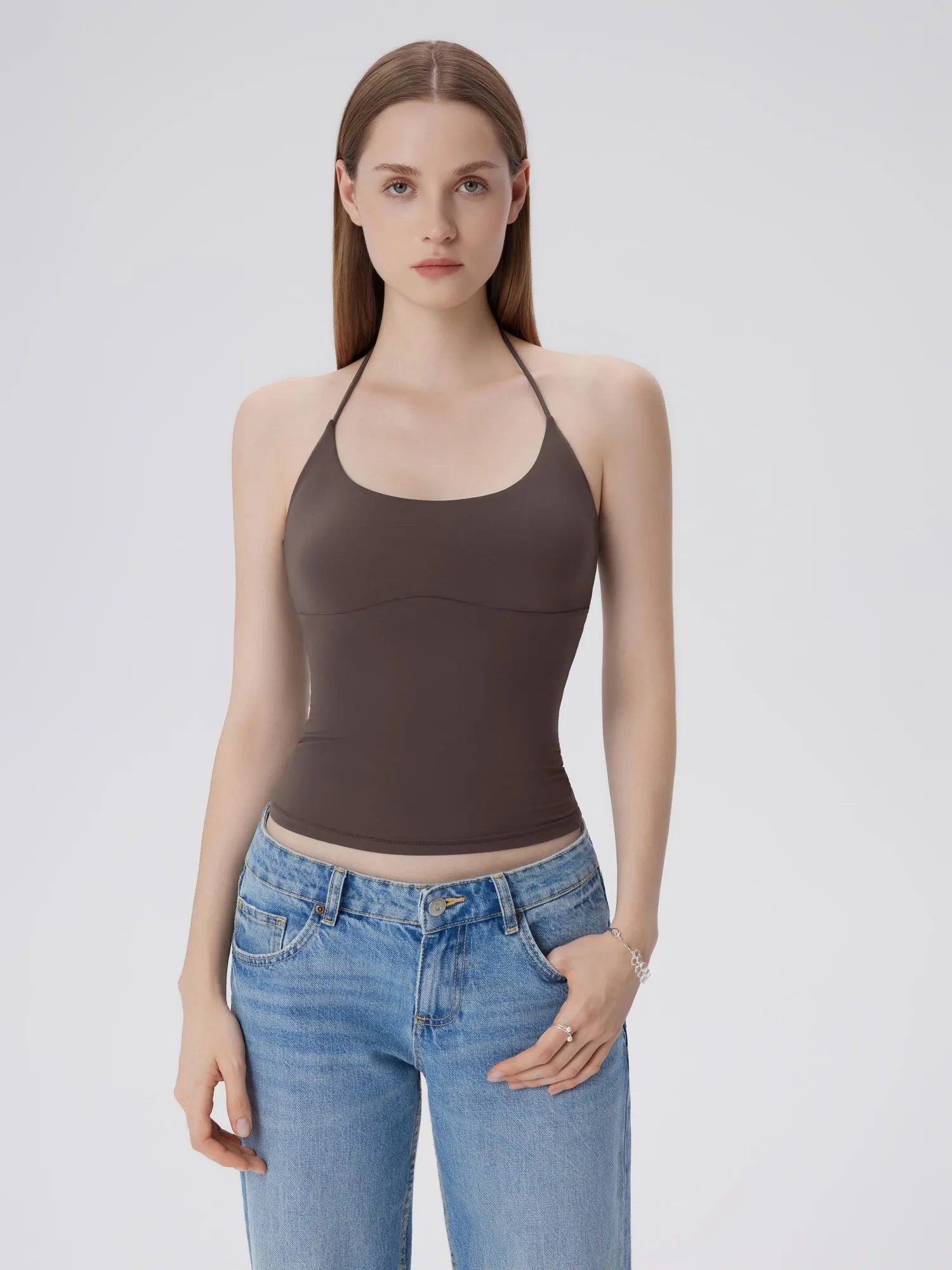 Lined Open Back Y2K Camisole Tank Tops-SUUKSESS-SUUKSESS