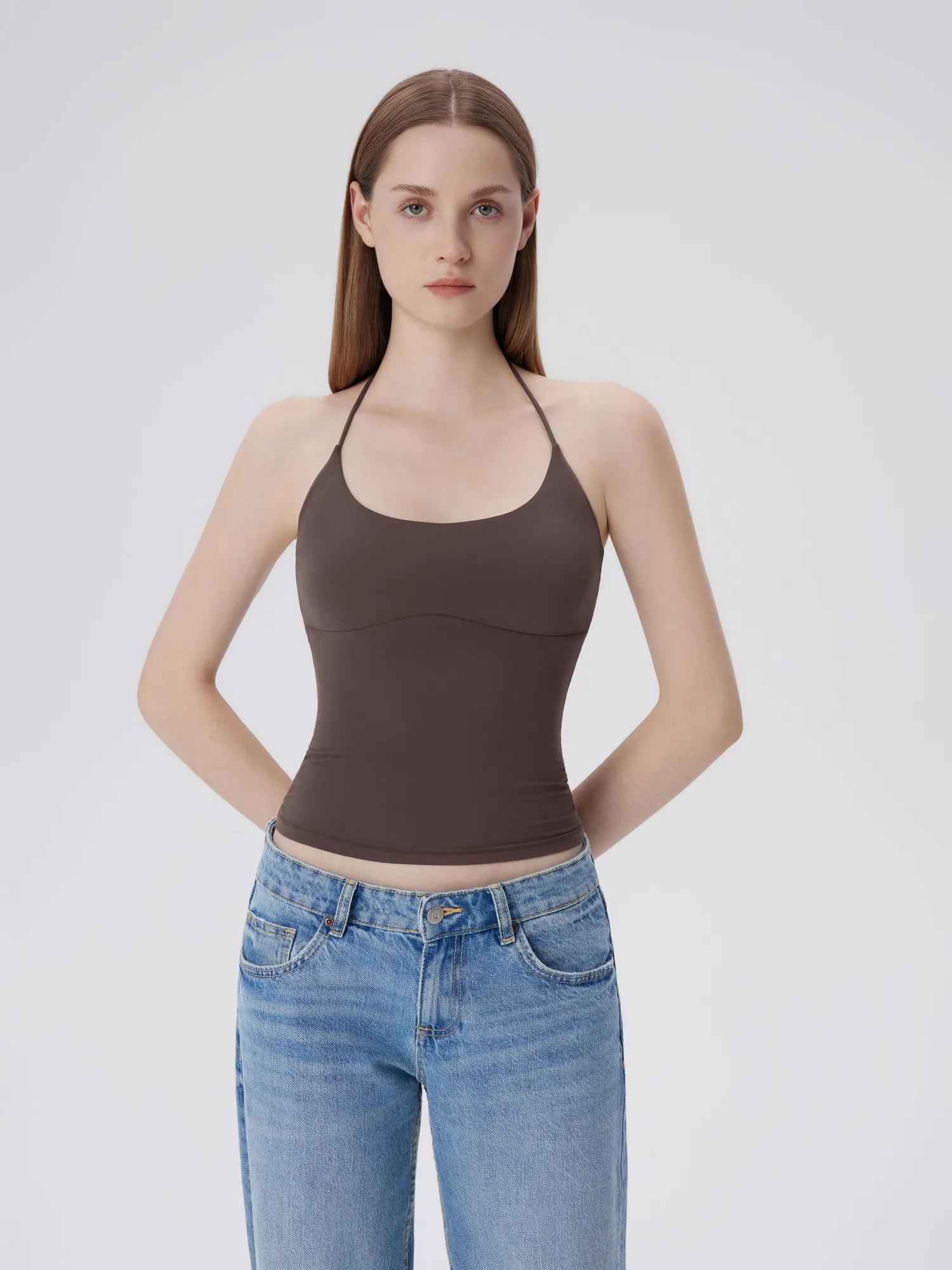 Lined Open Back Y2K Camisole Tank Tops-SUUKSESS-SUUKSESS