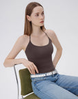 Lined Open Back Y2K Camisole Tank Tops-SUUKSESS-SUUKSESS
