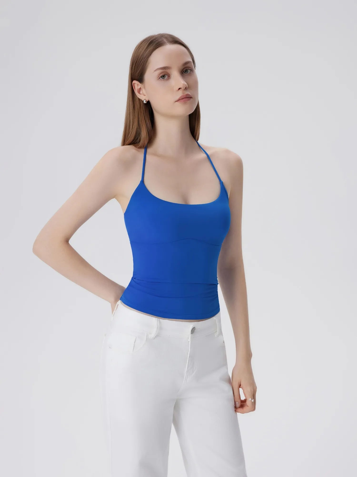 Lined Open Back Y2K Camisole Tank Tops-SUUKSESS-SUUKSESS